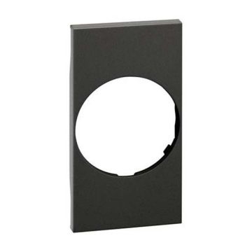 Cover Bticino Living Now for removable torch 2 modules black KG04