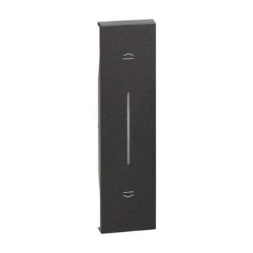 Couvrir Bticino Living Now pour le Bouton de contrefil Volets Noir KG05