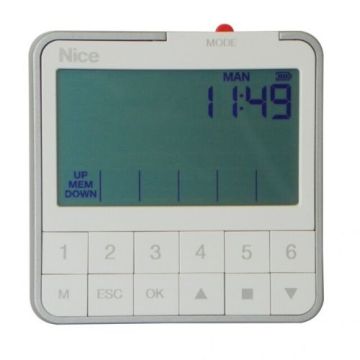 NICE ERA KRONO Wall-mounted radio-control timer with LCD Graphic display