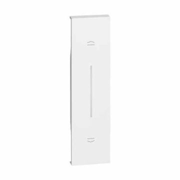 Cover Bticino Living Now per Pulsante interbloccato Tapparelle Bianco KW05