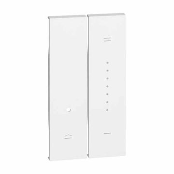 Abdeckung Bticino Living Now für Dimmer 2 Module, Weiß-KW19