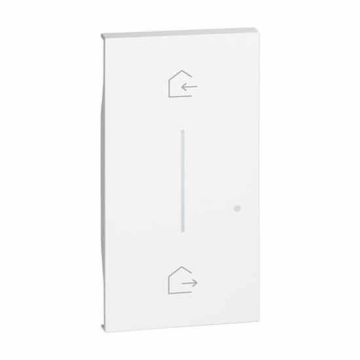 Lightable covers Bticino Living Now for wireless scenarios control devices “In&Out” symbol 2 modules white KW40M2