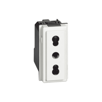 Socket BTicino Living Now 16A 1 module - white KW4180