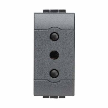 Socket 2P + E 10A 250V Bticino Living International L4113