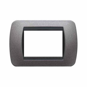 Cover plate Living International 3 modules - Graphite L4803GF