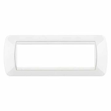 Plaque Living International 7 modules - Blanc L4807BI