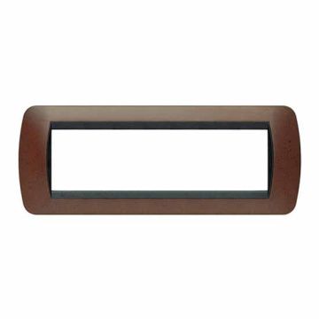 Cover plate Living International 7 modules - Bachelite L4807BK