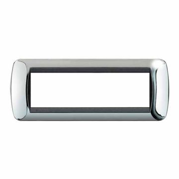 Cover plate Living International 7 modules - Bright chrome L4807CR