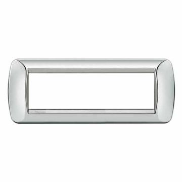 Cover plate Living International 7 modules - Chrome L4807CT