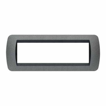 Cover plate Living International 7 modules - Graphite L4807GF