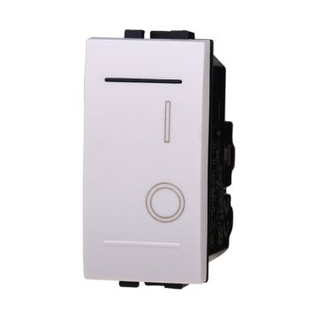 ETTROIT LB0402 bipolar switch 2P 16A white 0-1 compatible with bticino Living