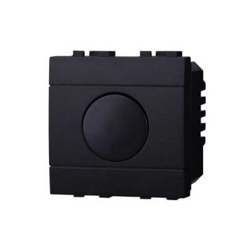 Timed touch switch 2P 16A 250V compatible Bticino Livinglight black color