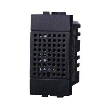Schalter mit eingebautem Akustiksensor kompatible Bticino Livinglight schwarz Farbe