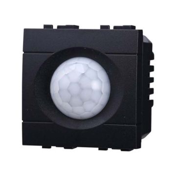 Sensore di movimento infrarossi PIR compatibile Bticino Livinglight colore nero