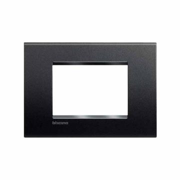 Plaque rectangulaire 3 modules - Anthracite LNA4803AR