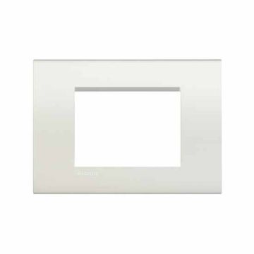 Plaque rectangulaire 3 modules - Blanc LNA4803BI