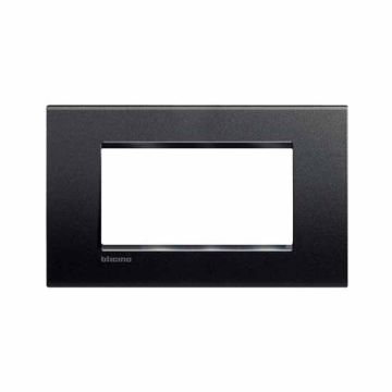 Plaque rectangulaire 4 modules - Anthracite LNA4804AR