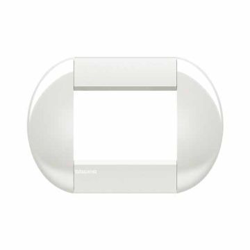 Elliptic cover plate 3 modules - White LNB4803BI