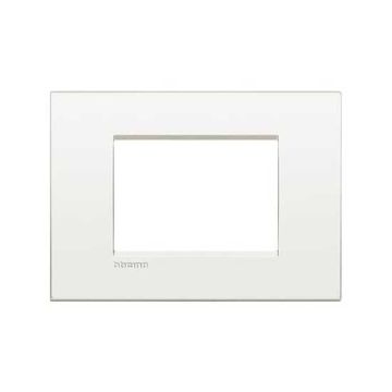 BTICINO LNC4803BN LivingLight AIR 3 -Modul-Platte - reinweiß - Metall