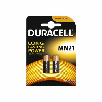 Duracell Alkaline Battery 12V MN21 A23 - Blister 2 pcs