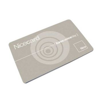 Transponder card programmable via MOU Palm-top Nice