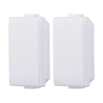 Blank plate compatible Bticino Matix white color 2pcs pack