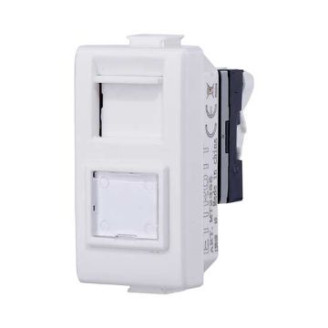 Connector RJ45 compatible Bticino Matix toolless UTP cat. 5E white color