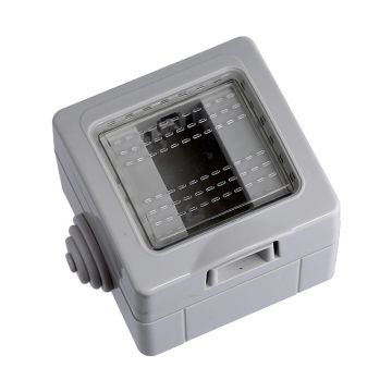 ETTROIT MT2601 boitier hydrobox 1 module pour usage extérieur IP55 cap 1P compatible biticino matix