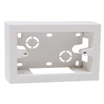 Modular wall box 4-modules monobloc universal white color IP40 Ettroit MT3604