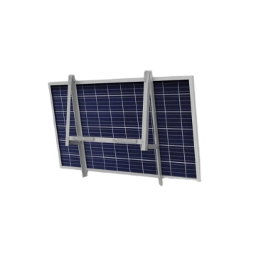 Kit staffa balcone pannello fotovoltaico supporto triangolare per pannello solare plug&play regolabile 10-15° da pavimento / balcone / tetto 3in1