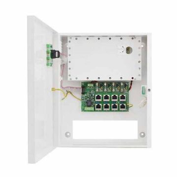 Fuente de alimentación conmutada 48V PoE 4x0,4A Carcasa metálica