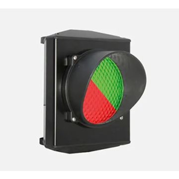 SML1LRG230V Aluminum traffic light with a two-tone red/green LED 230V lenses with 120mm diameter IP65