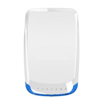 Paradox SR230 868MHz Wireless Outdoor Siren with Built-in blue Strobe Light IP54