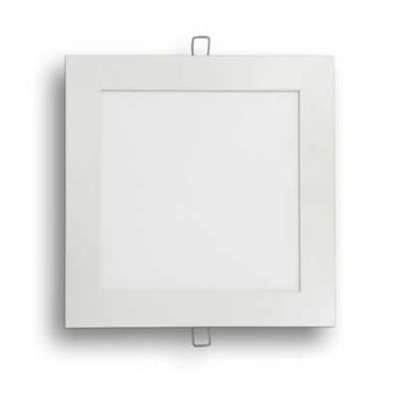15W LED Panel Downlight Square White W/O Driver Mod.VT- 1500SQ SKU 4826 Warm white 3000k
