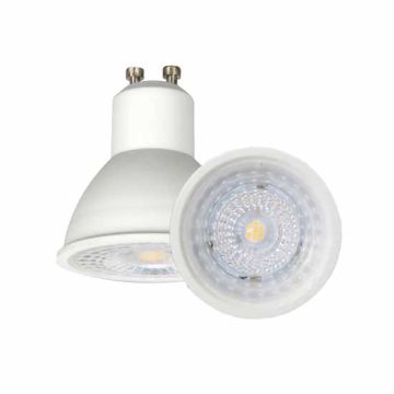 LED Spotlight SMD 7W GU10 110° Plastic - White Mod. VT-2778