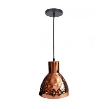 Lampadario Portalampada 1MT E27 Elegant Ф230mm- Copper Ora Rosa