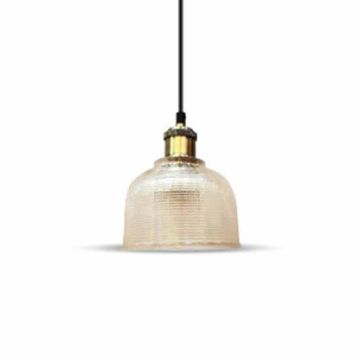 Modern Pendant Light 1MT E27 Elegant Stylish Ф145mm - Mod. VT-7150 SKU 3733 - Glass Transparent