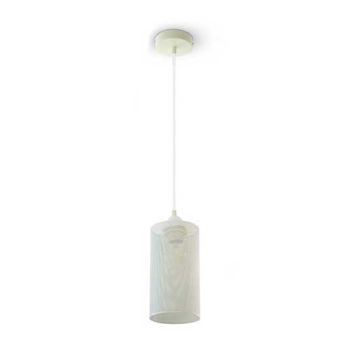 Pendant Light 1MT E27 Elegant Stylish Ф130mm Mod VT-7132 - SKU 3829  - Métal Blanc Mat