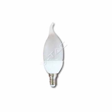 LED Bulb 4W E14 220° Candle flame natural White 4500K - 4156