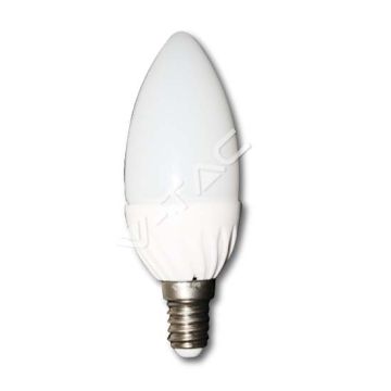 VT-1818 LED Bulb 4W E14 Epistar Candle natural White 4500K - 4166