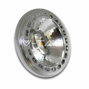 V-TAC VT-1110 SMD LED spotlight 12W AR111 GX53 12v natural white light 4000k 40° - sku 214256
