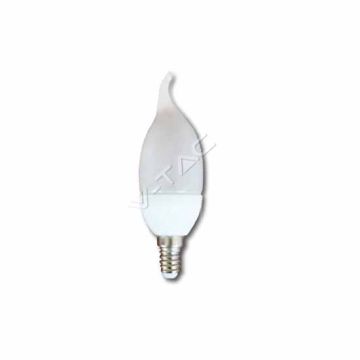 VT-1818TP Ampoule LED 4W E14 220° Bougie flamme Blanc 6000K - 4354