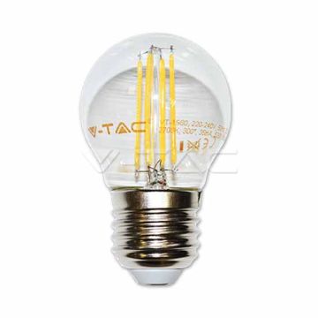 VT-1980 LED Bulb 4W Filament E27 G45 300° 400Lm white 6000K