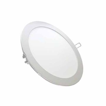 Pannello LED da incasso rotondo 24W 110° 2000LM + Driver Mod. VT-2407RD - SKU 214874 - Bianco Freddo 6400K