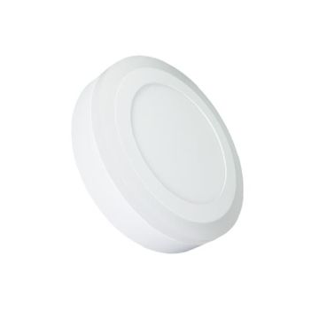 18W+3W TWINLED Surface Panel - Round 120° 2.200LM Mod. VT-2209 - SKU 4897 - Day White 4000K