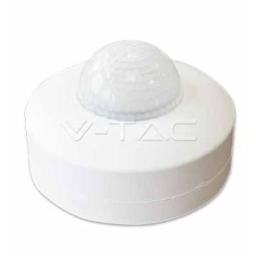 V-TAC VT-8028 PIR-Infrarot-Bewegungssensor 180° verstellbarer Kopf weiße  Farbe Sku 5088