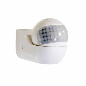 V-TAC VT-8028 PIR infrared motion sensor 180° Adjustable head white color sku 5088