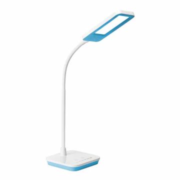 Lampe de table LED 7W 120 ° Dimmable Mod VT-1007D - SKU 7043 - Blanc Neutre 5000K - Bleu