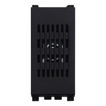 ETTROIT Buzzer 1 moduł 220V 6A Kolor czarny Kompatybilny z Vimar Arke - VA1501