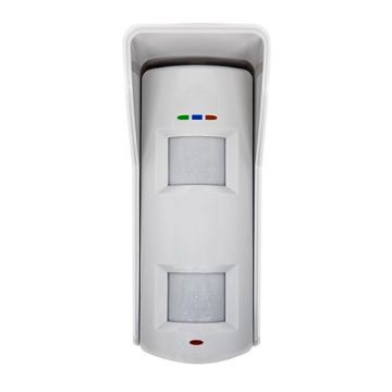 Pyronix Hikvision XDH10TT-WE Pir-Detektor-Dreifachtechnologie 2PIR+MW drahtlose Zweiwege-868MHz 10M 90° Außen IP55